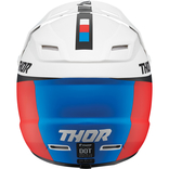 Dětská přilba Thor Sector Racer - Bílá/Červená/Černá/Modrá