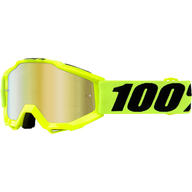 Dětské motokrosové brýle 100% Accuri - Žlutá fluo/Černá - zrcadlové